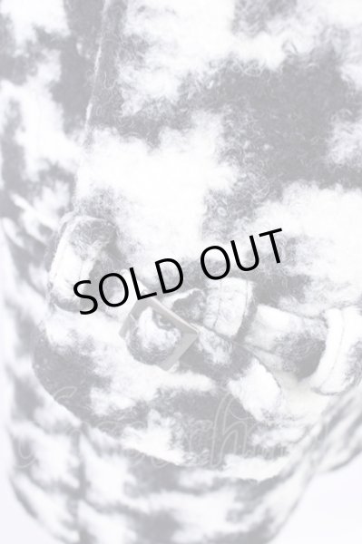 画像4: CIVARIZE / Secret 2wayスライバー ニットコート 46 ブラックｘホワイト T-24-11-08-006-CI-ou-YM-ZY (4)