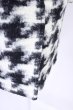 画像10: CIVARIZE / Secret 2wayスライバー ニットコート 46 ブラックｘホワイト T-24-11-08-006-CI-ou-YM-ZY (10)