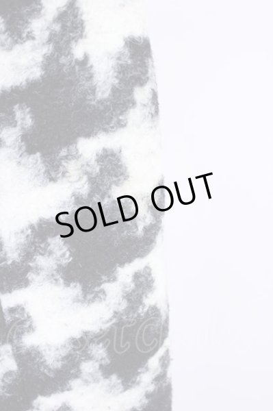 画像13: CIVARIZE / Secret 2wayスライバー ニットコート 46 ブラックｘホワイト T-24-11-08-006-CI-ou-YM-ZY (13)