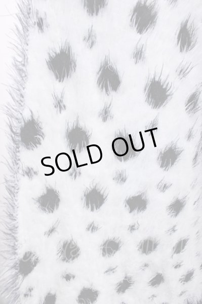 画像7: CIVARIZE / ドットファーガウンコート  ブラックｘホワイト T-24-11-08-008-CI-ou-YM-ZT-M002 (7)