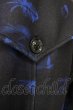 画像5: CIVARIZE / オリジナルナポレオントレンチコート 46 ブラックｘブルー T-24-11-08-010-CI-ou-YM-ZT-M002 (5)
