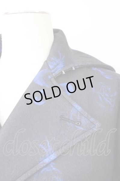 画像7: CIVARIZE / オリジナルナポレオントレンチコート 46 ブラックｘブルー T-24-11-08-010-CI-ou-YM-ZT-M002 (7)