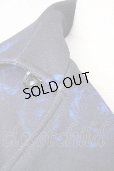 画像13: CIVARIZE / オリジナルナポレオントレンチコート 46 ブラックｘブルー T-24-11-08-010-CI-ou-YM-ZT-M002 (13)