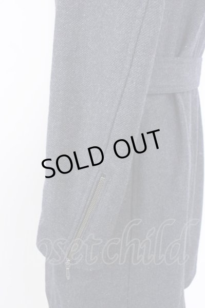 画像3: TORNADO MART / ウールツイルドレープコート M ネイビー T-24-11-08-011-TO-ou-YM-ZT-M002 (3)