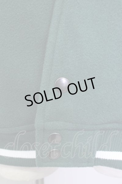 画像6: KMK(KINGLY MASK)  / PU切り替えメルトンスタジャン M アイボリーｘグリーン T-24-11-26-003-KM-ou-YM-ZT-M010 (6)