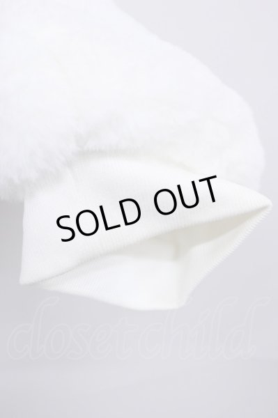 画像7: Wrouge / ライン切替ベルボアジャケット  ホワイト×ブラック T-24-11-26-004-Wr-to-IG-ZT (7)