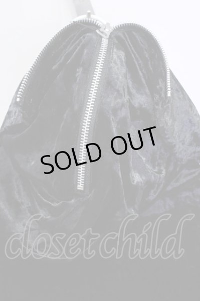 画像3: CIVARIZE / ベロアドレープジップタートルトップス 44 ブラック T-24-11-26-001-CI-to-YM-ZT (3)