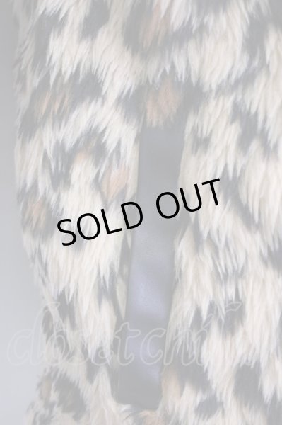 画像5: Wrouge / レオパードファージャケット  ベージュアニマル T-24-11-26-005-Wr-ou-IG-ZT (5)