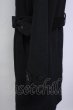 画像3: CIVARIZE / メルトントレンチコート 46 ブラック T-24-11-26-006-CI-ou-YM-ZT-M010 (3)