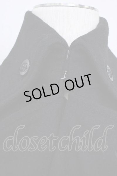 画像5: CIVARIZE / メルトントレンチコート 46 ブラック T-24-11-26-006-CI-ou-YM-ZT-M010 (5)