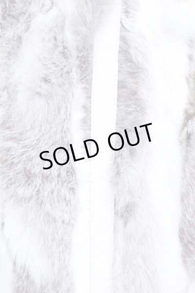 画像3: TORNADO MART / ラビット×シルバーフォックスファーブルゾン L ホワイト T-24-11-26-011-TO-ou-YM-ZT-ML009 (3)