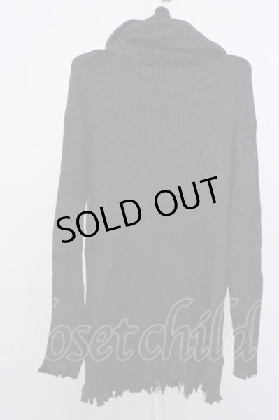 画像2: CIVARIZE / ドレープニットプルオーバー F ブラック T-24-11-26-002-CI-to-YM-ZT (2)