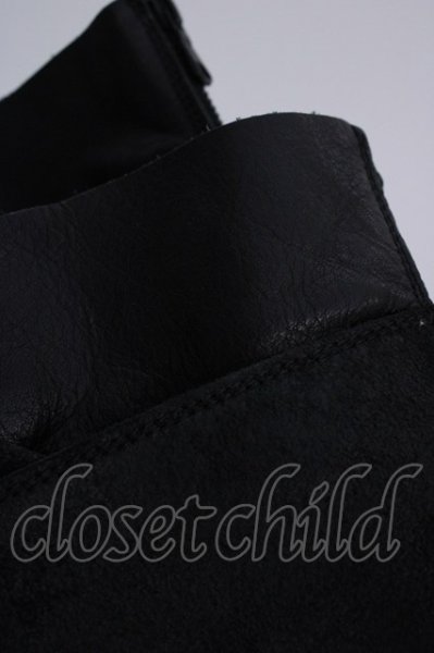 画像6: TORNADO MART / オイルベロアレースアップレイヤードブーツ M ブラック T-24-11-26-012-TO-sho-YM-ZT-S001 (6)