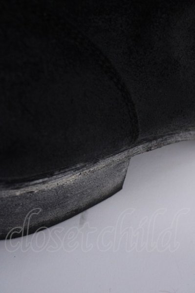 画像8: TORNADO MART / オイルベロアレースアップレイヤードブーツ M ブラック T-24-11-26-012-TO-sho-YM-ZT-S001 (8)