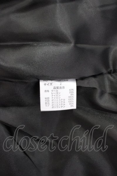 画像11: NO ID. / ナイロン切替メルトンボンバージャケット 2 ブラックｘネイビー T-24-12-03-004-NO-ou-YM-ZT-M110 (11)
