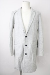 FUGA / Acclimatise メルトンチェスターコート 46 グレー T-24-12-03-005-FU-ou-YM-ZT-M110