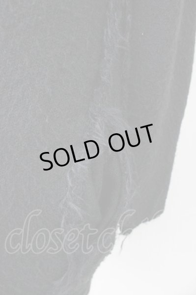 画像5: CIVARIZE / 接結フード付き変形ニットロングパーカー 44 ブラック T-24-12-03-001-CI-ja-YM-ZT378 (5)