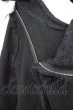 画像6: CIVARIZE / 接結フード付き変形ニットロングパーカー 44 ブラック T-24-12-03-001-CI-ja-YM-ZT378 (6)