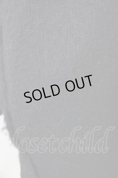 画像7: CIVARIZE / 接結フード付き変形ニットロングパーカー 44 ブラック T-24-12-03-001-CI-ja-YM-ZT378 (7)