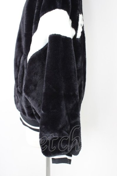 画像3: ATTI / ボアパーカーショートブルゾン  ブラックｘホワイト T-24-12-03-009-BE-ou-YM-ZT-M111 (3)