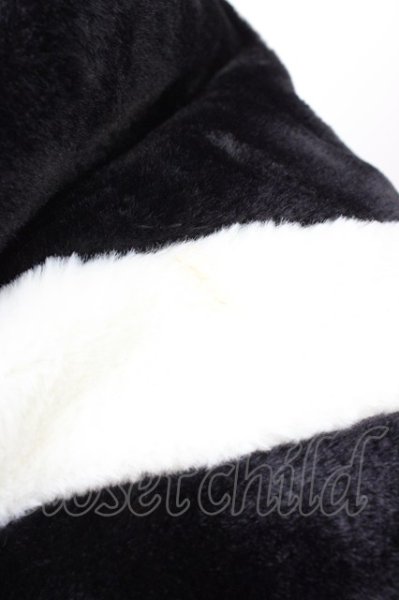 画像8: ATTI / ボアパーカーショートブルゾン  ブラックｘホワイト T-24-12-03-009-BE-ou-YM-ZT-M111 (8)