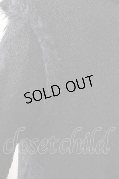 画像8: CIVARIZE / 接結フード付き変形ニットロングパーカー 44 ブラック T-24-12-03-001-CI-ja-YM-ZT378 (8)