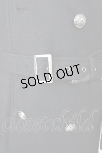 画像9: CIVARIZE / ファー襟トレンチコート 44 ブラック T-24-12-06-012-CI-ou-YM-ZT (9)