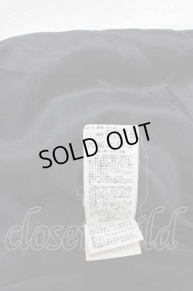 画像8: CIVARIZE / ushスワロフスキー付きナポレオンカラーメルトンPコート 44 ホワイト T-24-12-06-002-CI-ou-YM-ZT-M111 (8)