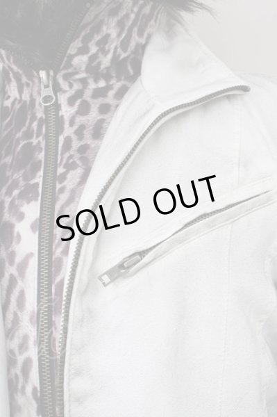 画像4: CIVARIZE / ヴァイバルブフェイクスウェードコーティングジャケット 44 ホワイト T-24-12-06-001-CI-ja-YM-ZT (4)