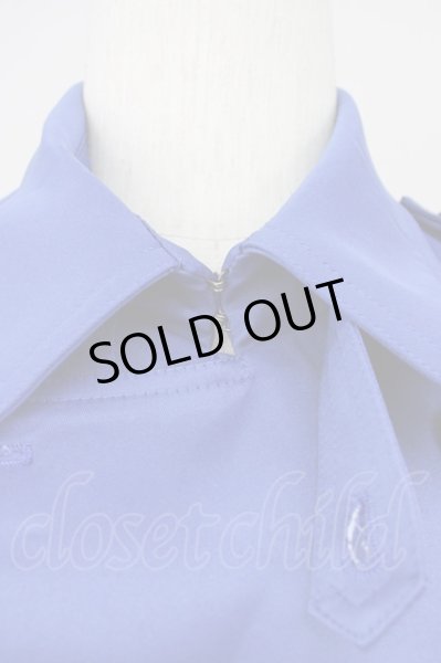 画像7: MURDER LICENSE / ストレッチライトトレンチ 46 ブルー T-24-12-06-005-MU-ou-YM-ZT-M111 (7)