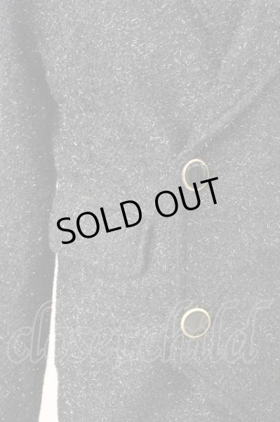 画像3: Xfrm / グリッターショートダブルジャケット 2 ブラック T-24-12-06-007-Xf-ja-YM-ZT (3)