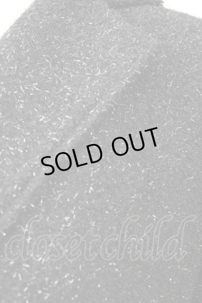 画像4: Xfrm / グリッターショートダブルジャケット 2 ブラック T-24-12-06-007-Xf-ja-YM-ZT (4)