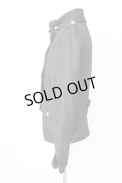 画像3: Xfrm / スタンドネックZIPUPナポレオンコート 2 ブラック T-24-12-06-008-Xf-ja-YM-ZT (3)