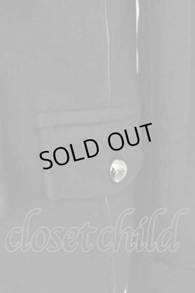 画像6: Xfrm / スタンドネックZIPUPナポレオンコート 2 ブラック T-24-12-06-008-Xf-ja-YM-ZT (6)