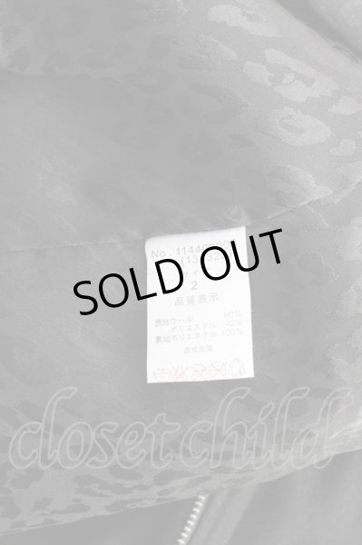 画像10: Xfrm / スタンドネックZIPUPナポレオンコート 2 ブラック T-24-12-06-008-Xf-ja-YM-ZT (10)