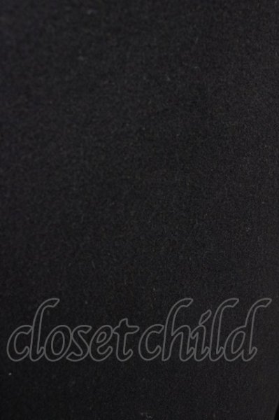画像7: CIVARIZE / Usherメルトンハイカラーコート 44 ブラック T-24-12-06-010-CI-ou-YM-ZT-M111 (7)