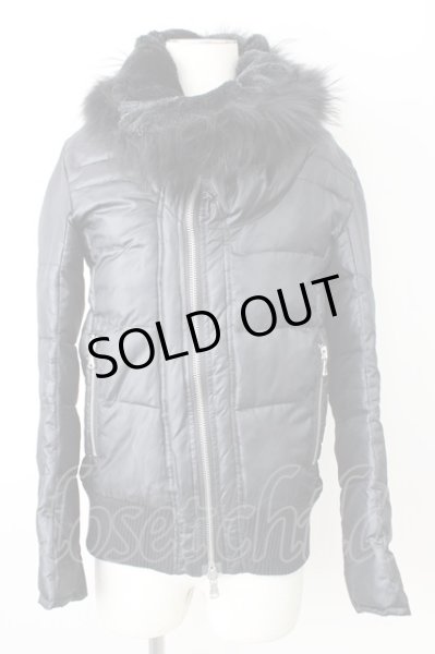 画像1: MURDER LICENSE / 中綿ナイロンハイネックライダースブルゾン 46 ブラック T-24-12-06-011-MU-ou-YM-ZT (1)