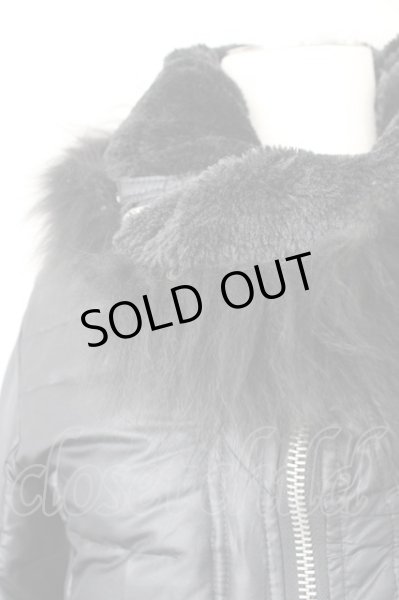 画像4: MURDER LICENSE / 中綿ナイロンハイネックライダースブルゾン 46 ブラック T-24-12-06-011-MU-ou-YM-ZT (4)