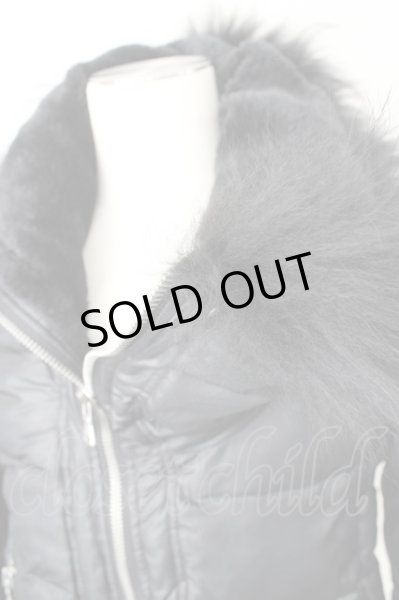 画像6: MURDER LICENSE / 中綿ナイロンハイネックライダースブルゾン 46 ブラック T-24-12-06-011-MU-ou-YM-ZT (6)