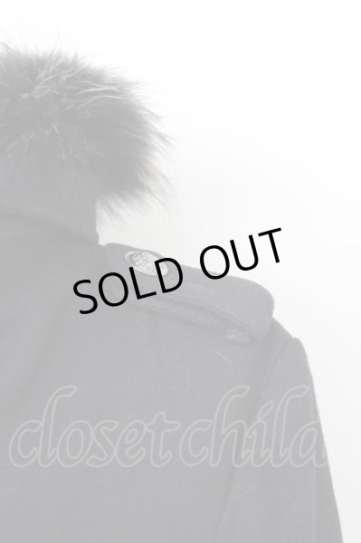 画像6: CIVARIZE / ファー襟トレンチコート 44 ブラック T-24-12-06-012-CI-ou-YM-ZT (6)