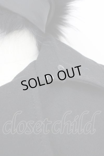 画像7: CIVARIZE / ファー襟トレンチコート 44 ブラック T-24-12-06-012-CI-ou-YM-ZT (7)