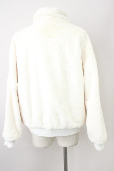 画像2: G.O.C 【現在買取対象外】 / ジャケット.ボアフリースブルゾン M ホワイト T-24-12-07-003-G.-ja-YM-ZT-M125 (2)
