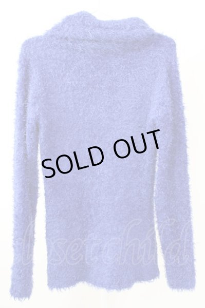 画像2: CIVARIZE / Fuzz　ZIPタートルネックシャギーニットソー 44 ブルー T-24-12-10-003-CI-to-YM-ZT (2)