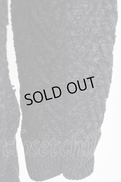 画像4: Zero by TORNADO MART / ヘリンボンモールタートルネックニット LL ブラック T-24-12-10-004-Ze-to-YM-ZT384 (4)