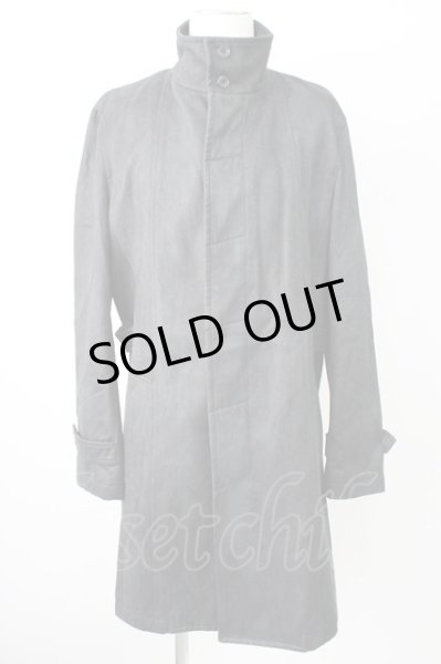 画像1: TORNADO MART / T/Cスエード×ヘアライン柄スタンドコート LL ブラック T-24-12-10-009-TO-ou-YM-ZT-M117 (1)