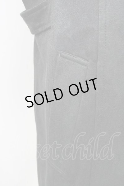 画像6: TORNADO MART / T/Cスエード×ヘアライン柄スタンドコート LL ブラック T-24-12-10-009-TO-ou-YM-ZT-M117 (6)