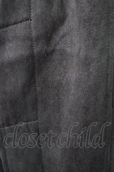 画像7: TORNADO MART / T/Cスエード×ヘアライン柄スタンドコート LL ブラック T-24-12-10-009-TO-ou-YM-ZT-M117 (7)