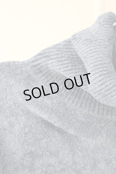 画像3: Zero by TORNADO MART / モールヤーンタートルネックニット L ブルー T-24-12-10-002-Ze-to-YM-ZT (3)