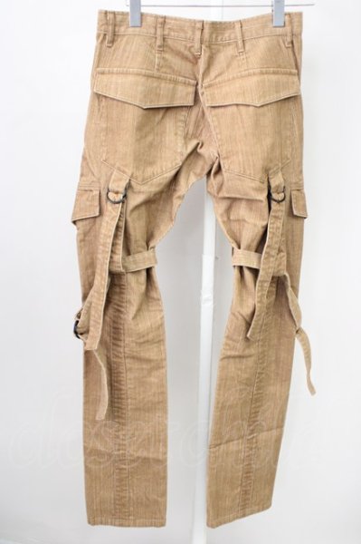 画像2: kiryuyrik / Corduroy Bontage パンツ S ブラウン T-24-12-11-013-ki-pa-YM-ZT162 (2)