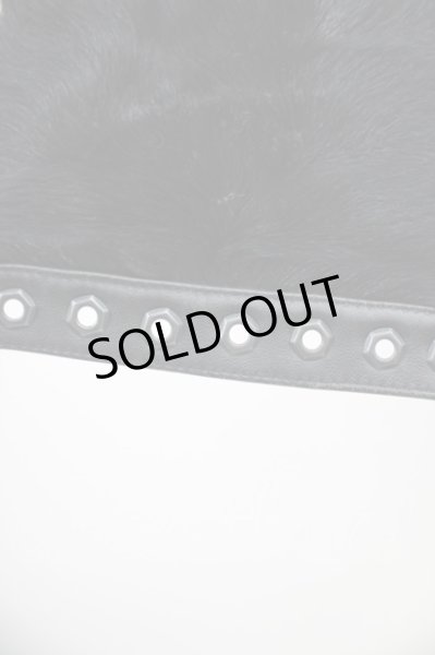 画像5: Roen / フリンジファーマフラー  ブラック T-24-12-11-015-Ro-za-YM-ZT (5)